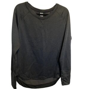 Champion Omni-Heat Midweight Baselayer Crew Duo Dry Dark Gray Size L Thumb Holes